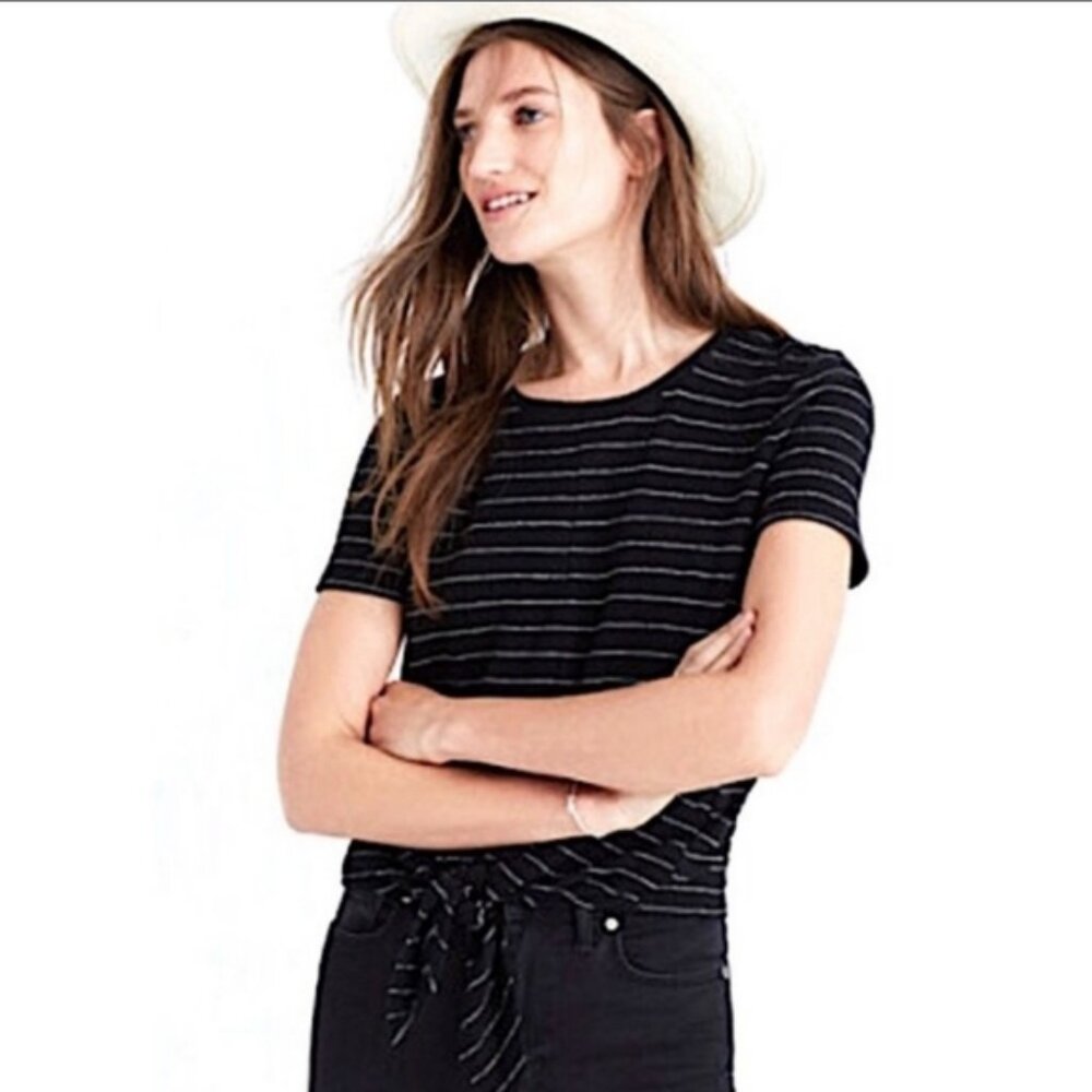 Madewell Modern Tie Front Shirt
